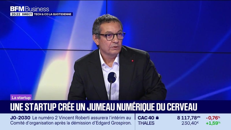 Serge De Senti (VB-Tech) : Une startup crée un jumeau numérique du cerveau - 14/09