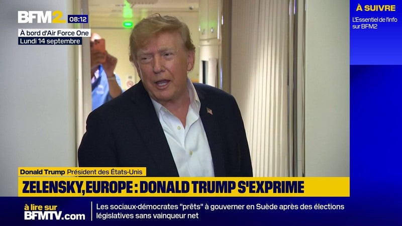 "C'est moi qui les ai empêchées d'entrer": Donald Trump se réjouit de ne pas avoir de voitures chinoises sur le marché américain "contrairement à l'Europe"