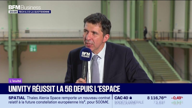 Charles Delfieux (Univity) : Univity réussit la 5G depuis l'espace - 10/09