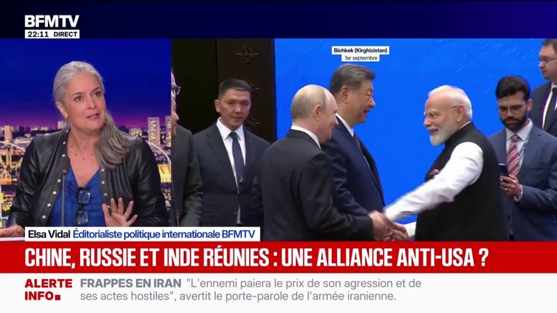 LE CHOIX D'ELSA VIDAL – Chine, Russie et Inde réunies: une alliance anti-USA ?