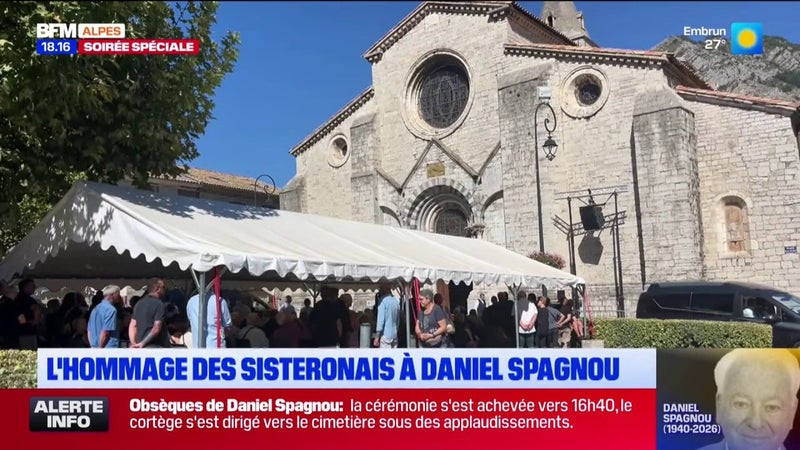 Obsèques de Daniel Spagnou: le récit de la cérémonie à Sisteron