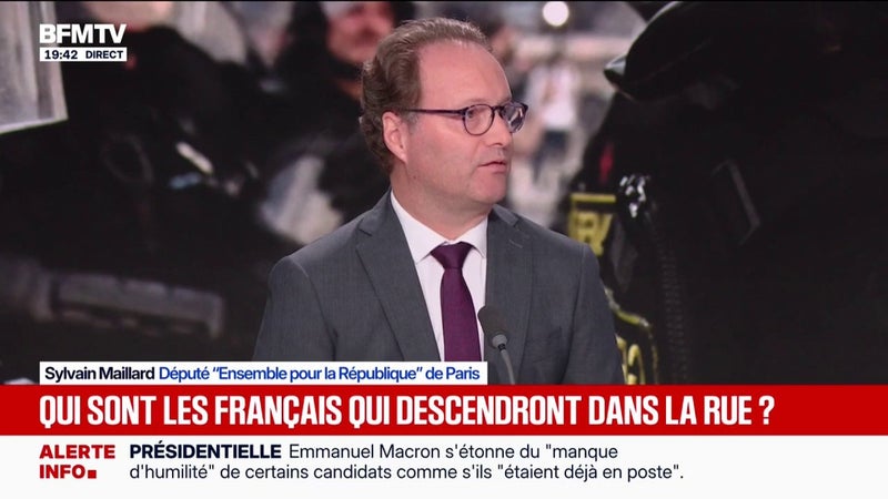 Mobilisation du 17 octobre: Sylvain Maillard (député EPR de Paris) évoque "une grosse inquiétude"