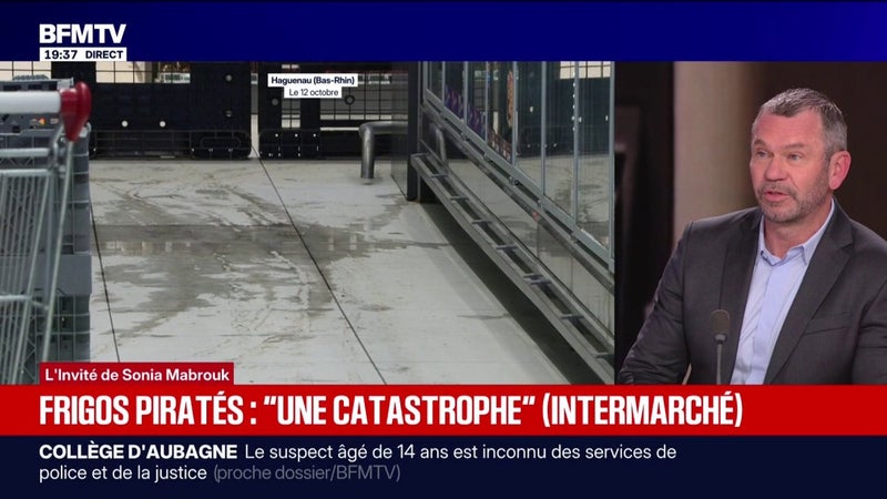 "Des dizaines de millions d'euros": Thierry Cottillard, président du groupement Les Mousquetaires, évoque le coût de la cyberattaque sur les frigos