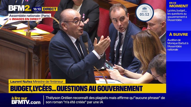 Lycées: "Partout où les manifestations ont dégénéré, c'est l'ultragauche qui est à la manœuvre", soutient Laurent Nuñez