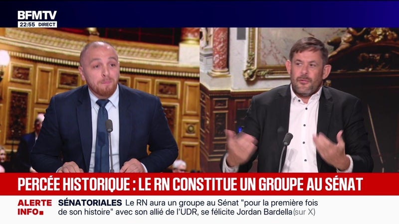 Percée historique : le RN constitue un groupe au Sénat - 27/09