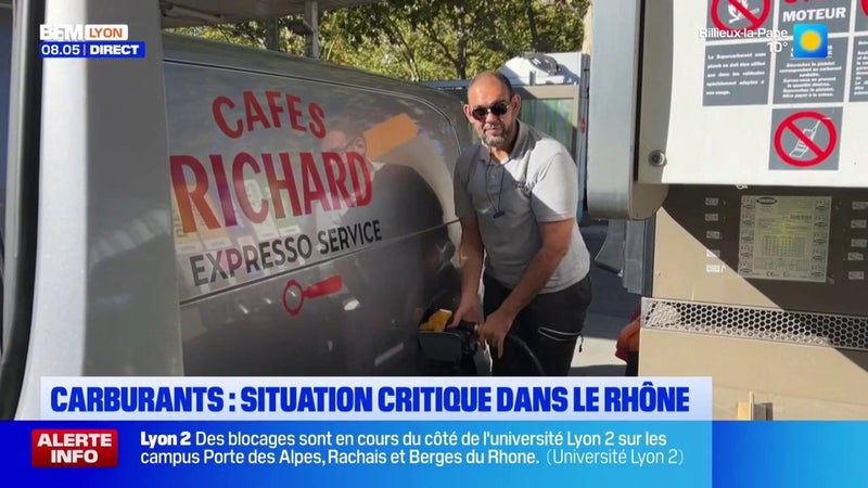 Rhône : crise des carburants, situation critique