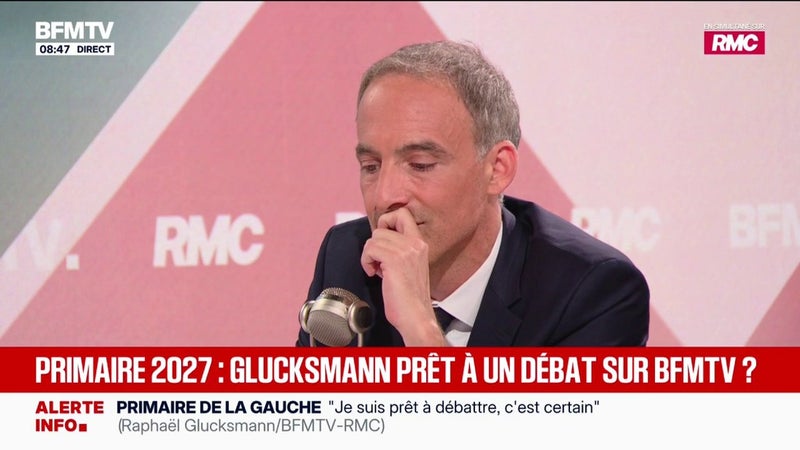 "Il n'y a pas de colonisation du service public par les fachos", soutient Raphaël Glucksmann