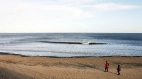 La plage où John Darwin a été vu dans son canoë-kayak 