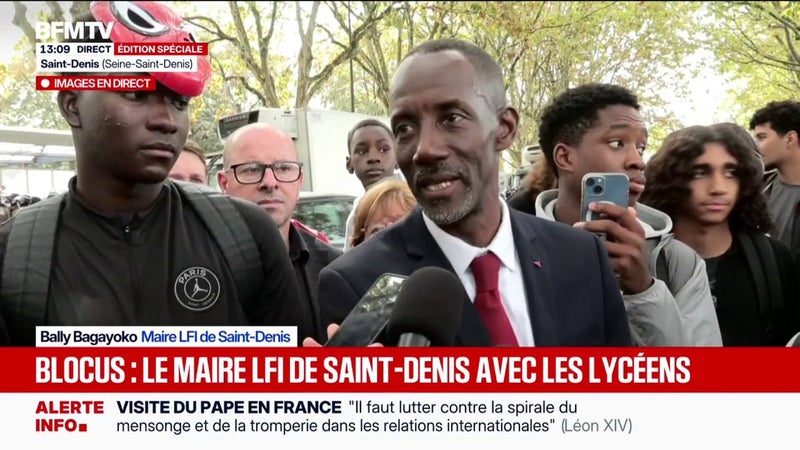 Blocus des lycées: "Leurs revendications sont légitimes", juge Bally Bagayoko, maire LFI de Saint-Denis