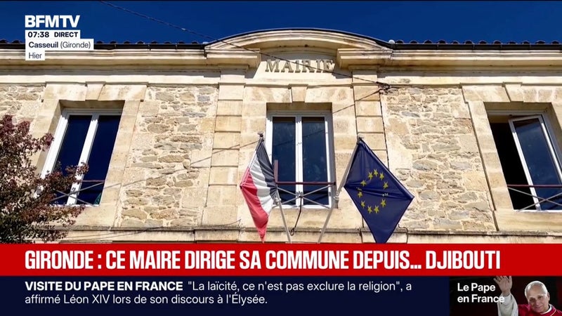 Gironde: ce maire dirige sa commune depuis Djibouti