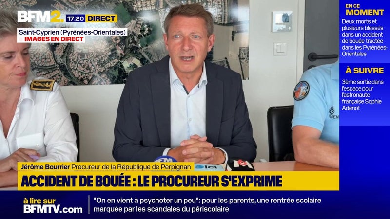 Accident de bouée dans les Pyrénées-Orientales: "le coupe-circuit est resté sur le bateau", selon le procureur de la République