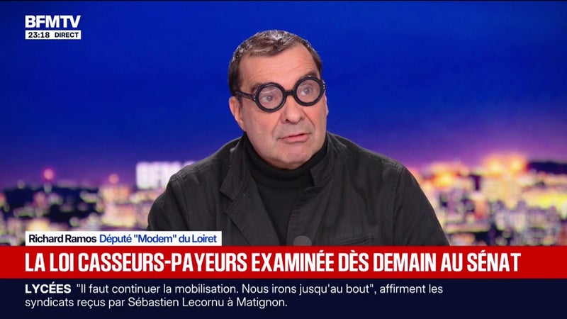Pour Richard Ramos, député "Modem", la loi casseur-payeurs "ne tient pas la rampe du Conseil constitutionnel"