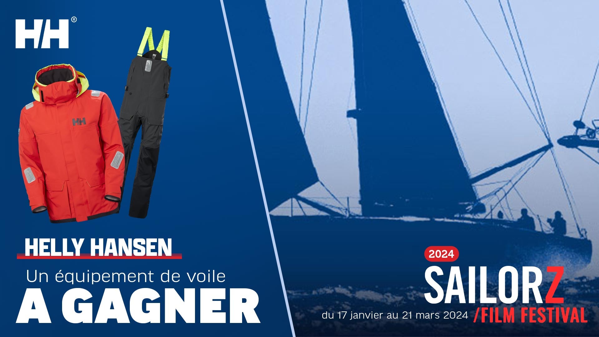 A l'occasion du Sailorz Film Festival, tentez de remporter un équipement complet Helly…