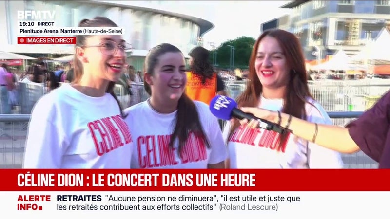 "C'était un rêve": l'engouement des fans de Céline Dion juste avant le premier concert de la star après six ans d'absence