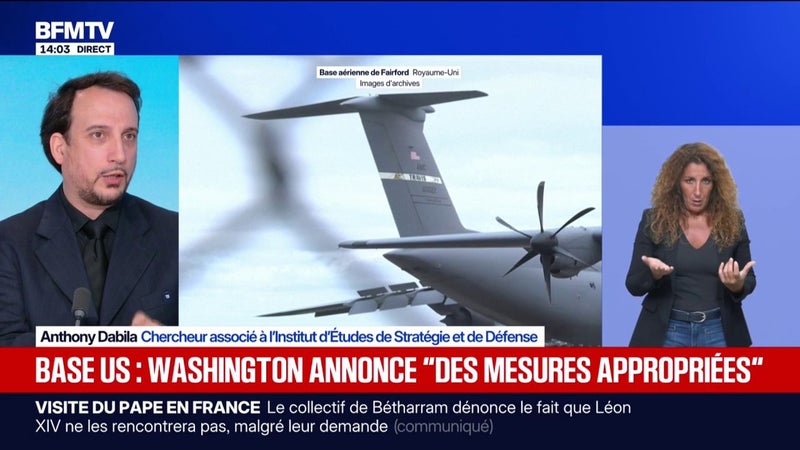"Incident majeur" près d'une base utilisée par l'US Air Force en Angleterre: "On est face à une sorte d'Ormuz aérien", analyse Anthony Dabila, Chercheur associé à l'Institut d'études de stratégie et de défense
