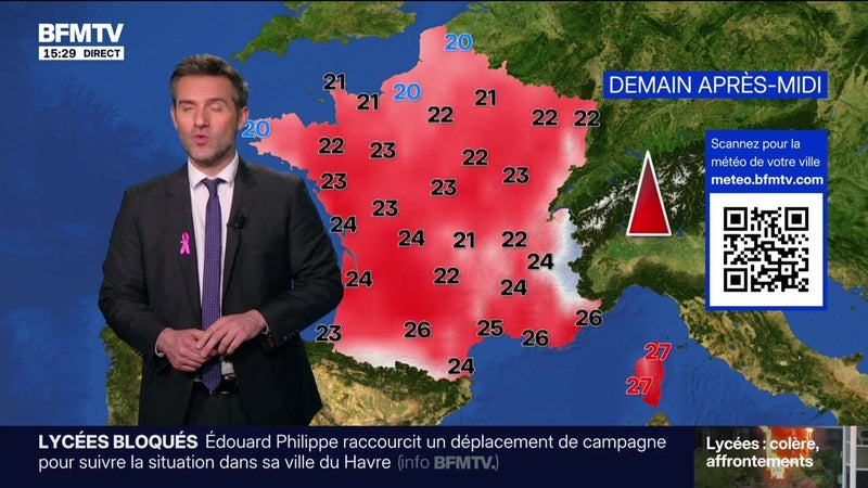 La météo pour ce vendredi 2 octobre 2026