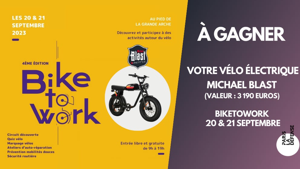 A GAGNER : votre vélo électrique Michael Blast 5.2 2023 d'une valeur de 3 190 euros