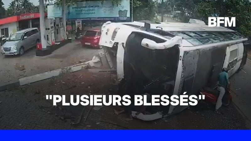 Inde: un bus transportant une trentaine de personnes se renverse, de nombreux blessés