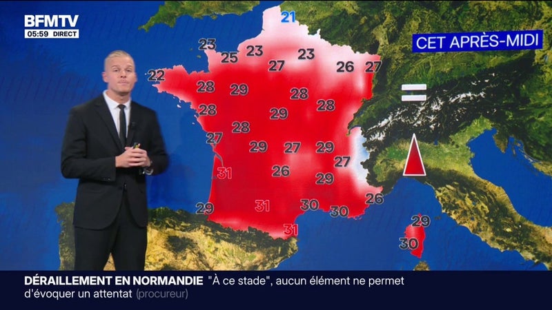 Du soleil présent sur une grande partie du territoire, des nuages et quelques pluies dans le nord: la météo de ce dimanche 13 septembre