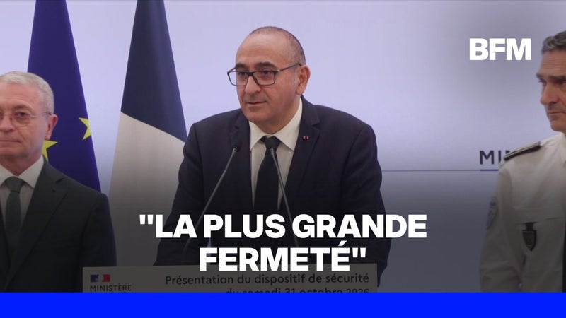 Manifestations du 31 octobre: Laurent Nuñez promet "la plus grande fermeté"