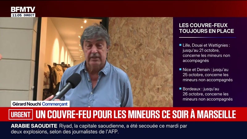 Un couvre-feu pour les mineurs mis en place dans certains secteurs à Marseille "dès ce soir" et ce jusqu'à vendredi