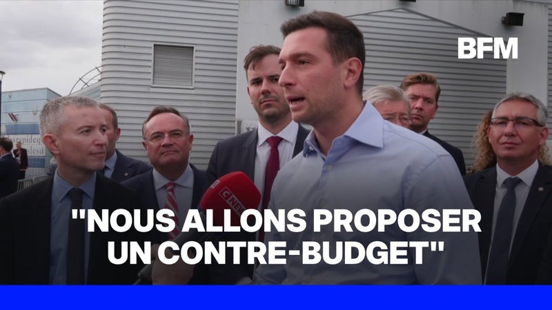Budget 2027: Jordan Bardella, président du RN, annonce que le parti proposera "un contre-budget"