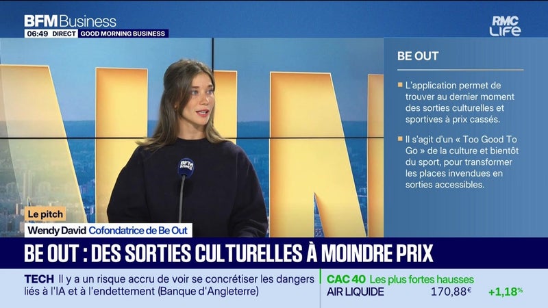 Le Pitch : Be Out, des sorties culturelles à moindre prix - 01/10