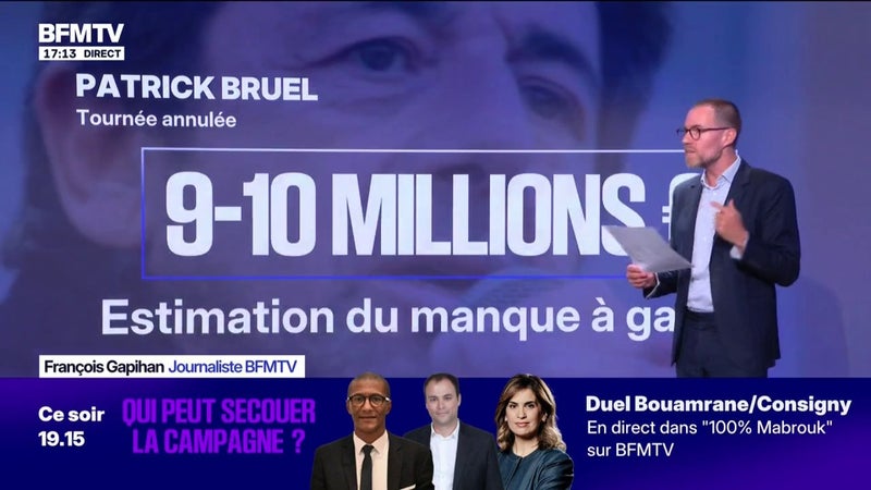 LES ÉCLAIREURS - Tournée de Patrick Bruel annulée: qui va devoir payer quoi?
