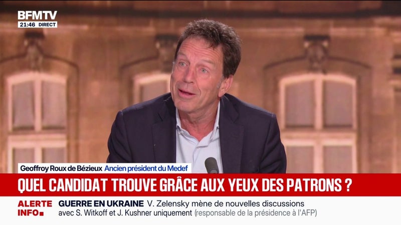 Dette, économie de la France: "Il va falloir tous faire des efforts", estime Geoffroy Roux de Bézieux, ancien président du Medef