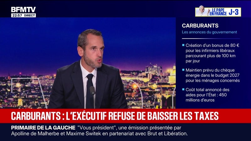 Carburants: "Les annonces du gouvernement aujourd'hui ne calmeront" pas la colère, craint Pierre Jouvet, député européen PS