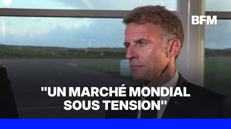 Énergies: "Le marché mondial est sous tension", analyse Emmanuel Macron