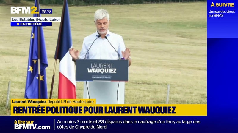 Présidentielle 2027 : "Il faut le rassemblement de la droite", affirme Laurent Wauquiez