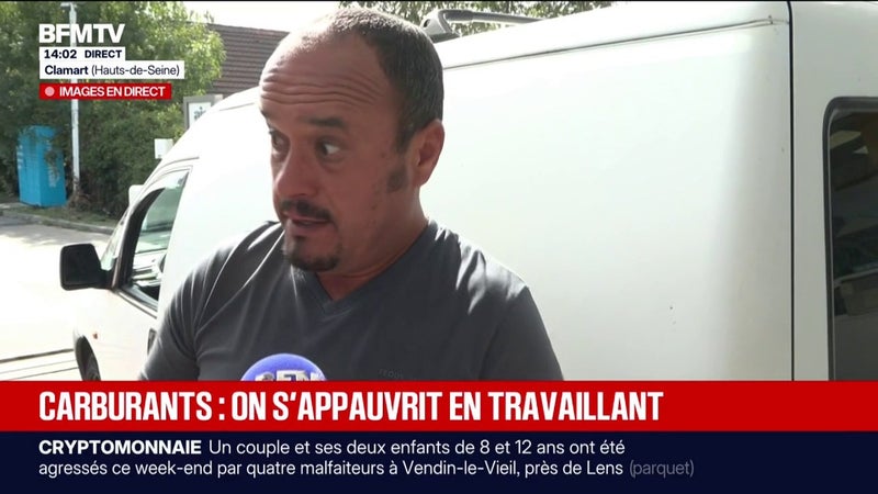 Crise des carburants: face à la flambée des prix, cet artisan du BTP est contraint de refuser les chantiers trop éloignés