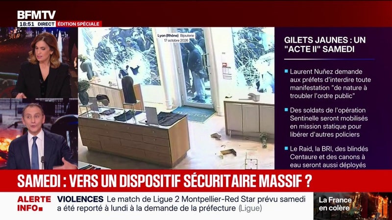 Violences du 17 octobre: "Il y a clairement eu un manque d'anticipation", pointe Laurent Jacobelli, député RN de Moselle
