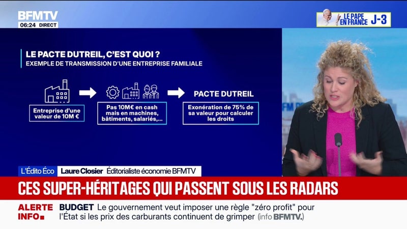 L'ÉDITO ÉCO -,L'organisation Oxfam propose de taxer les super-héritages