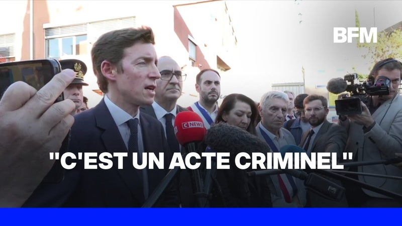 Tirs dans un collège à Aubagne: le ministre de l'Éducation nationale dénonce "un acte criminel"