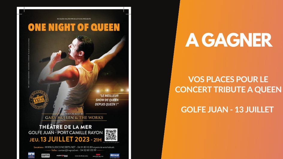 A gagner : Vos places pour One Night Of Queen