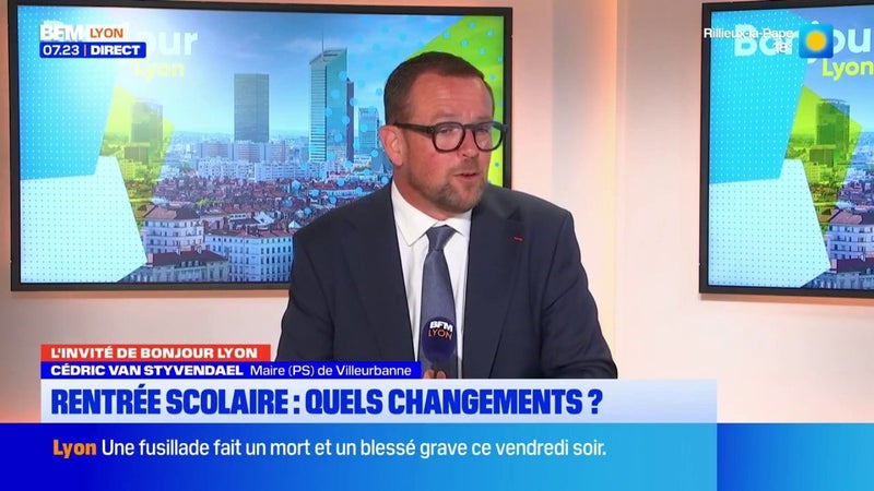 Rentrée scolaire : des annonces et de nouvelles mesures à Villeurbanne