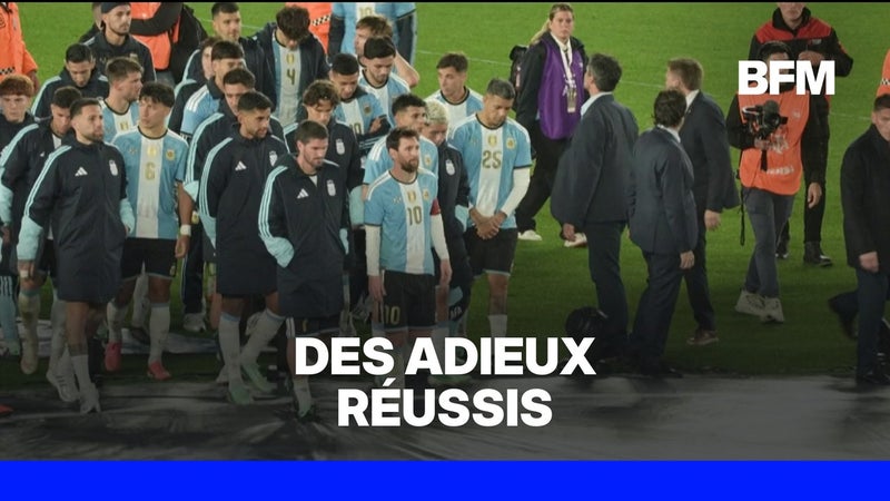 Lionel Messi fait ses adieux à l'Albiceleste