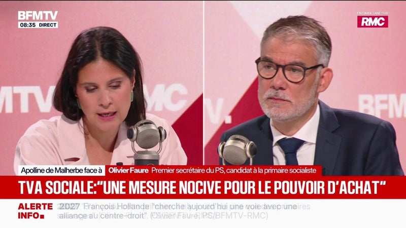 "Face au retour de la loi du plus fort, je défends la loi du plus juste": Olivier Faure, Premier secrétaire du PS, réaffirme vouloir l'adoption de la taxe Zucman