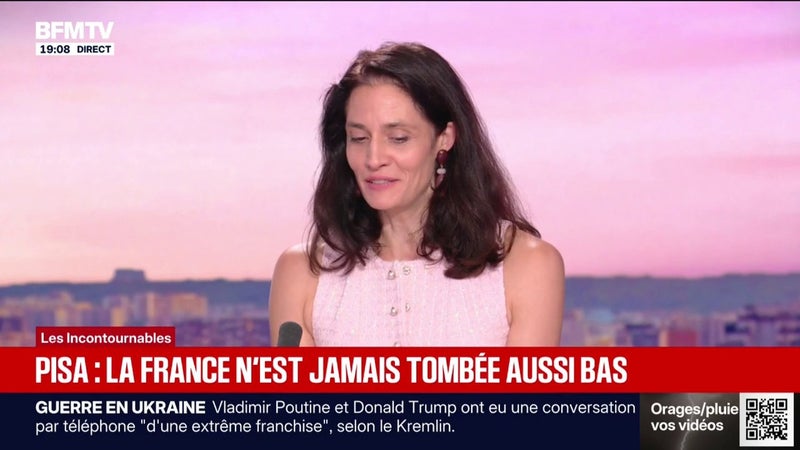 Mauvais classement Pisa pour la France: "Nous nous sommes collectivement désintéressés du savoir", accuse Laetitia Strauch-Bonart, journaliste, essayiste