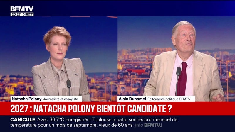 Natacha Polony "n'exclut pas" l'Élysée: "Je n'en peux plus de commenter", explique la journaliste et essayiste
