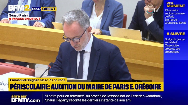 Violences dans le périscolaire: le maire de Paris Emmanuel Grégoire exprime "ses plus profonds regrets"