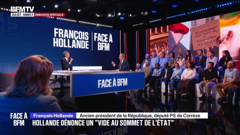 "Il faut que la France pèse sur la situation internationale", estime François Hollande, ancien président de la République