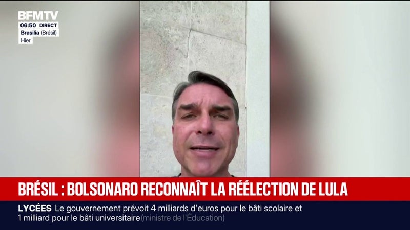 Visé par une enquête pour corruption et blanchiment, Flávio Bolsonaro, perdant à l'élection présidentielle, n'a plus le droit de quitter le Brésil