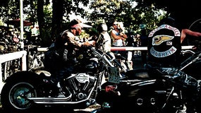 Gang de bikers Hells Angels (image d'illustration)