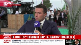 "LFI multiplie les outrances et les appels à l'insurrection", dénonce Jordan Bardella, président du RN
