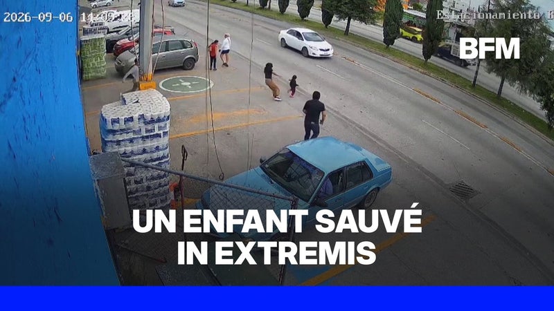 Mexique: un enfant sauvé in extremis alors qu'il courait sur la route