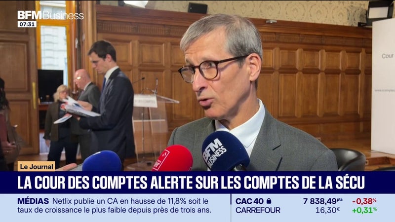 Sécurité sociale : la Cour des comptes tire la sonnette d’alarme