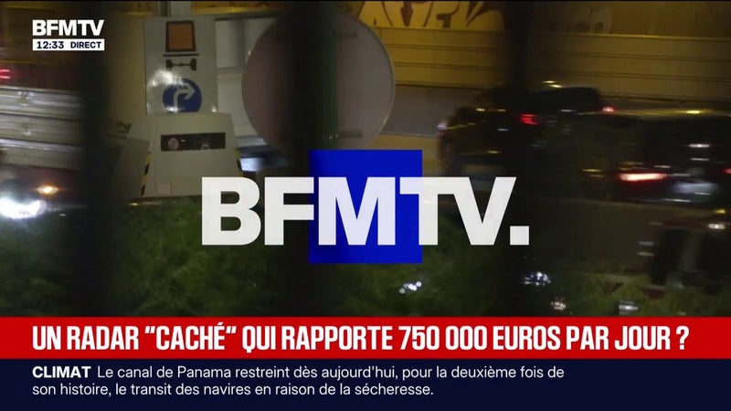 "Ce n'est pas un radar, c'est une tirelire": avec 750.000 euros par jour, ce radar crispe les automobilistes